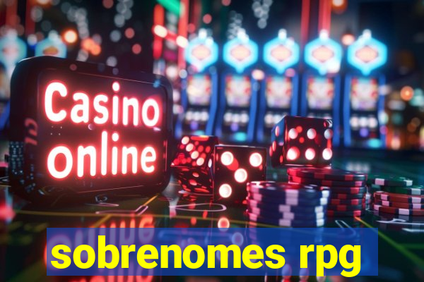 sobrenomes rpg